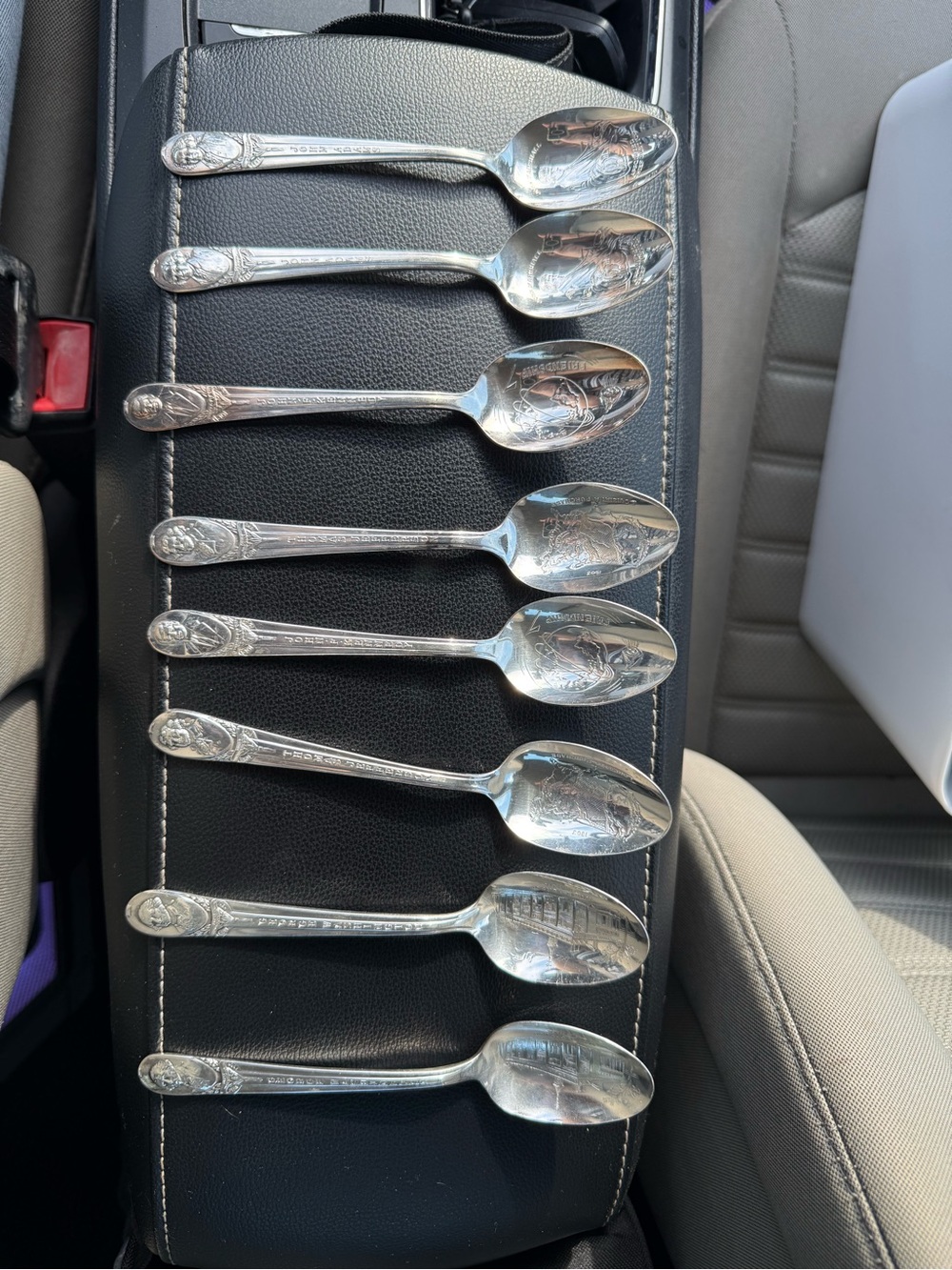 Vintage Wm. Rogers Presidential & American History Silverplate Souvenir Spoons